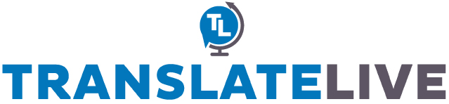 TranslateLive Golden Ratio Vertical Logo